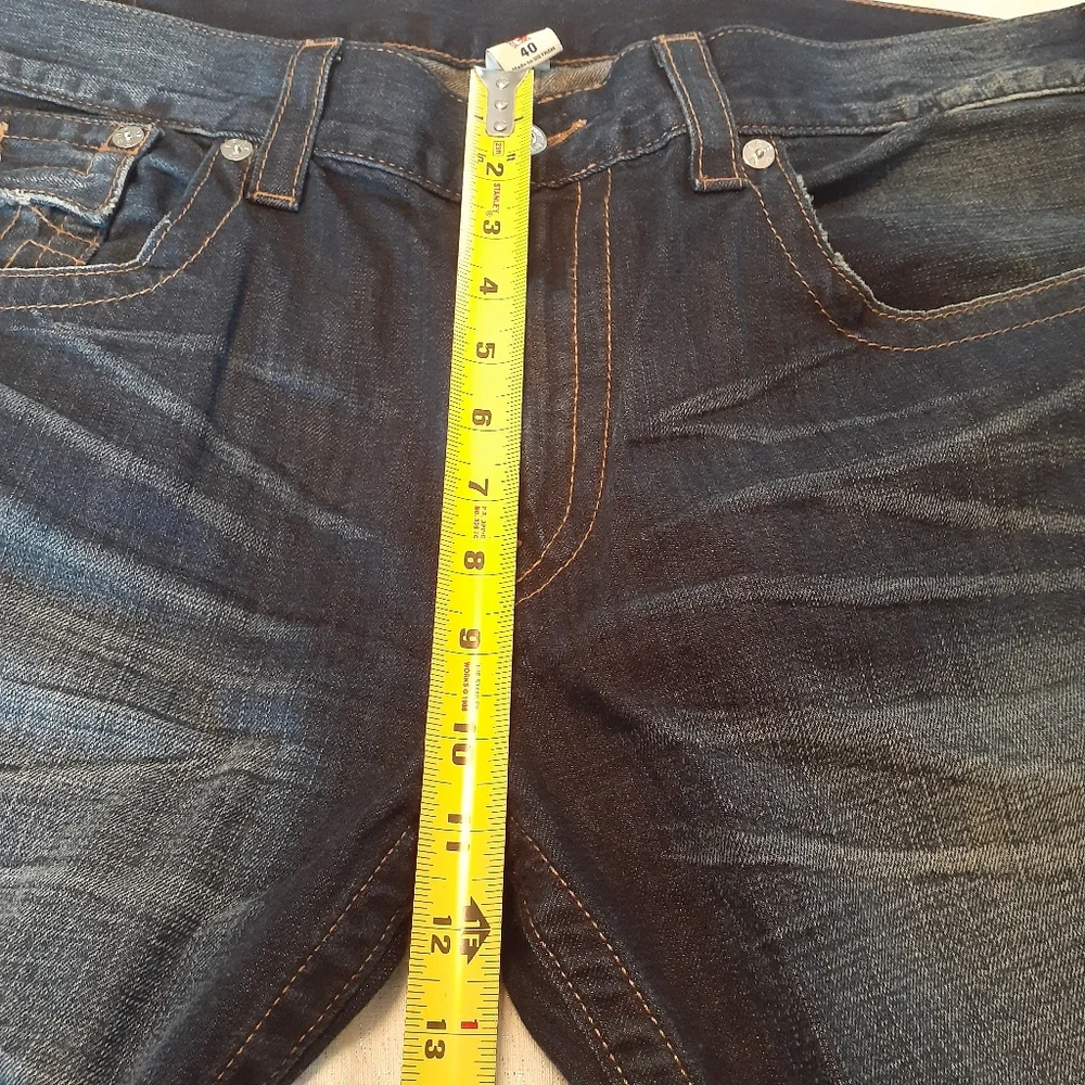 🛍True Religion Ricky Men's World Tour Straight Leg Blue Jeans Sz 40X34